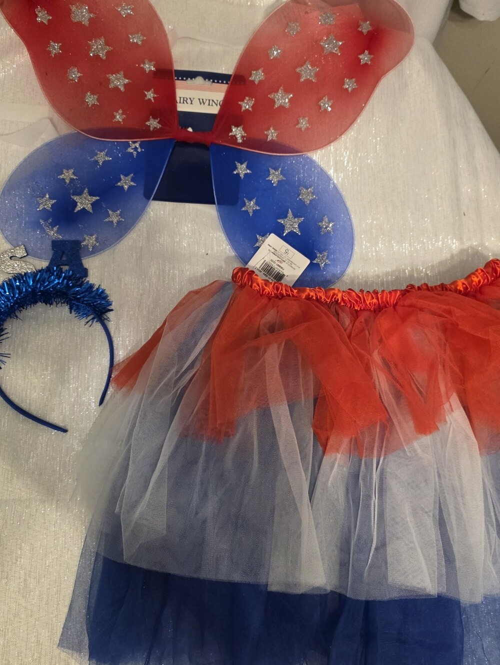Red White Blue America 4th Of July Costume